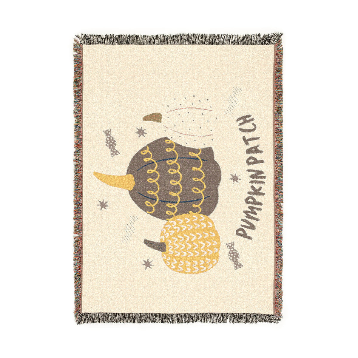 Pumpkin Patch Woven Blanket