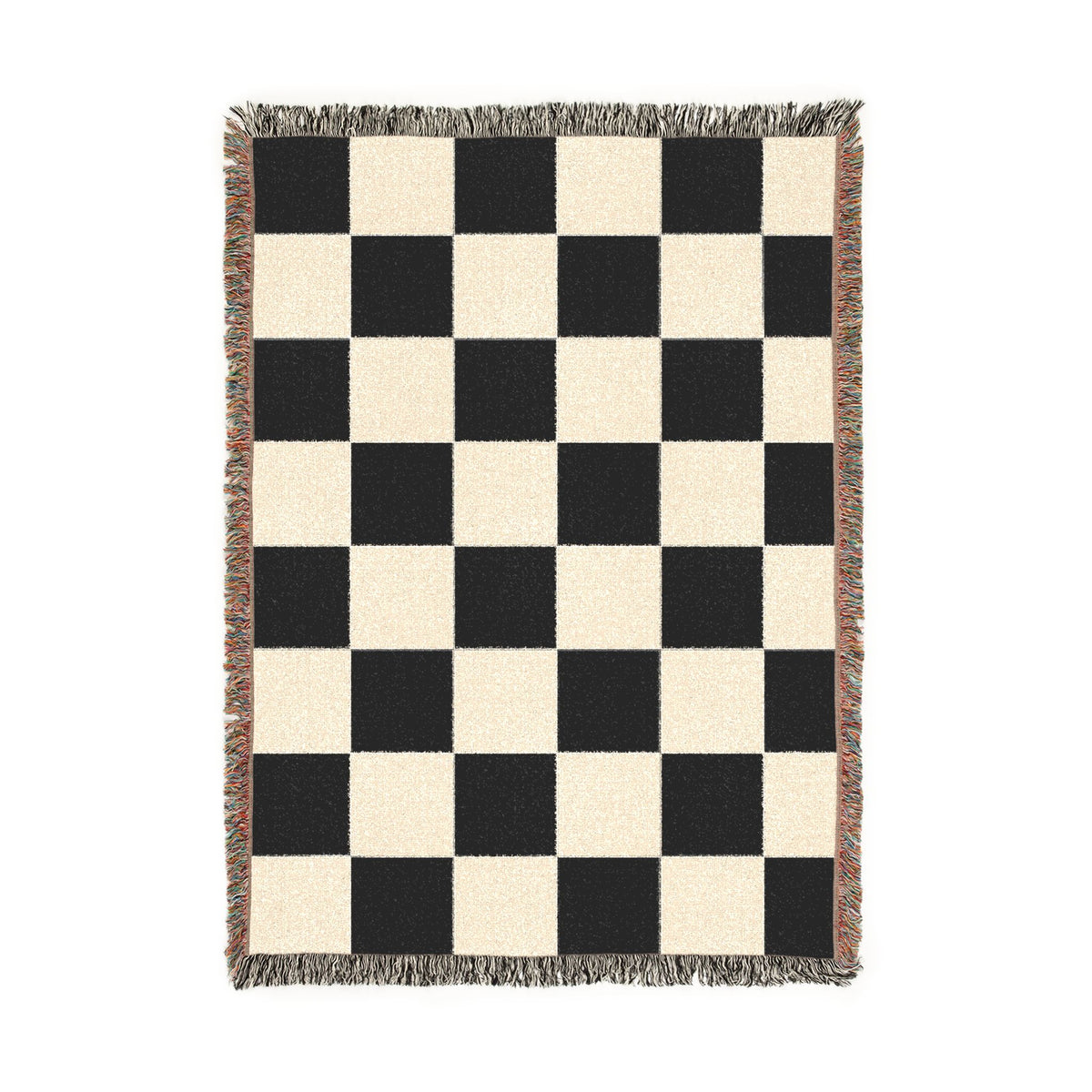 Checkered Woven Blanket