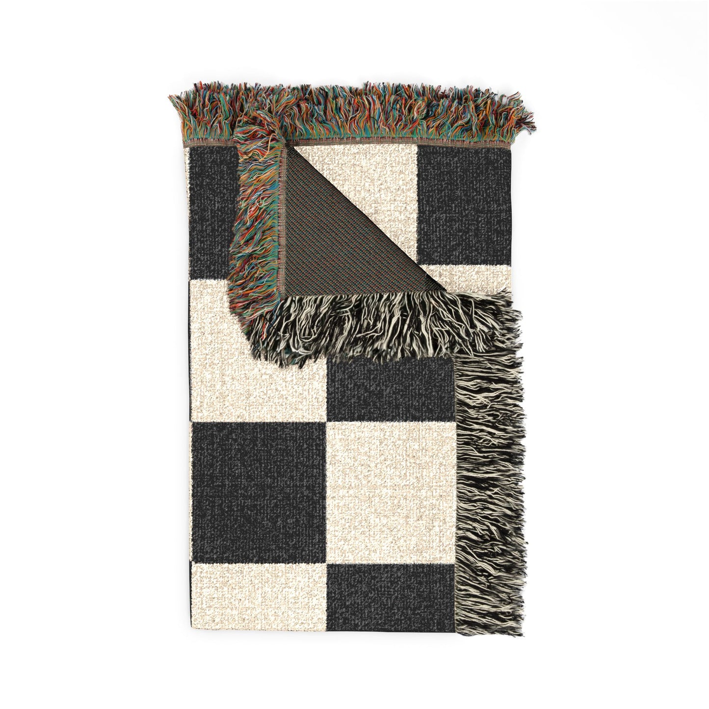 Checkered Woven Blanket