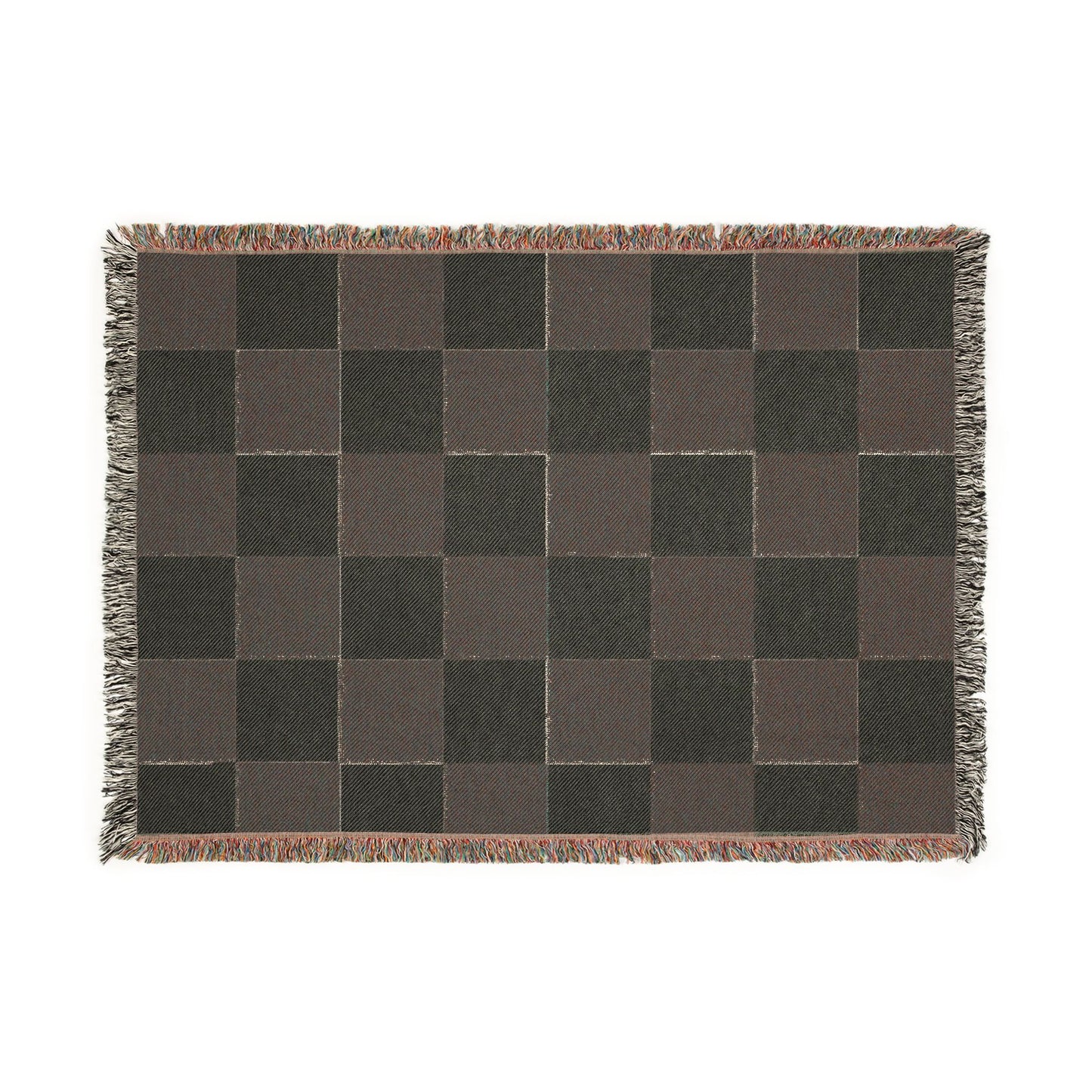 Checkered Woven Blanket