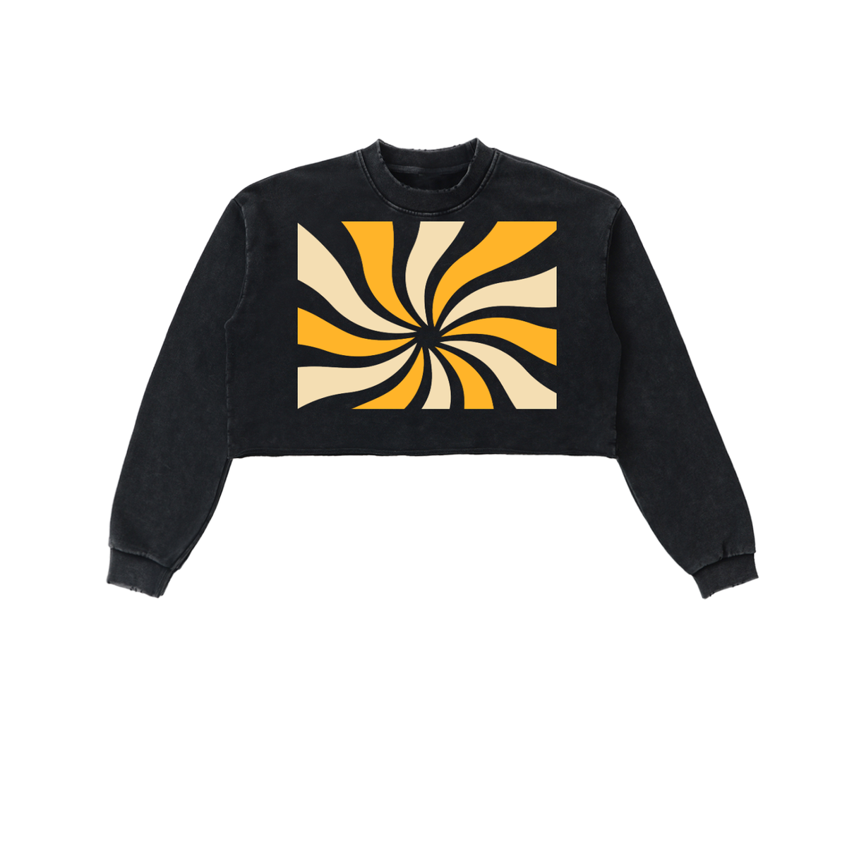 Trippy Cropped Sweatshirt