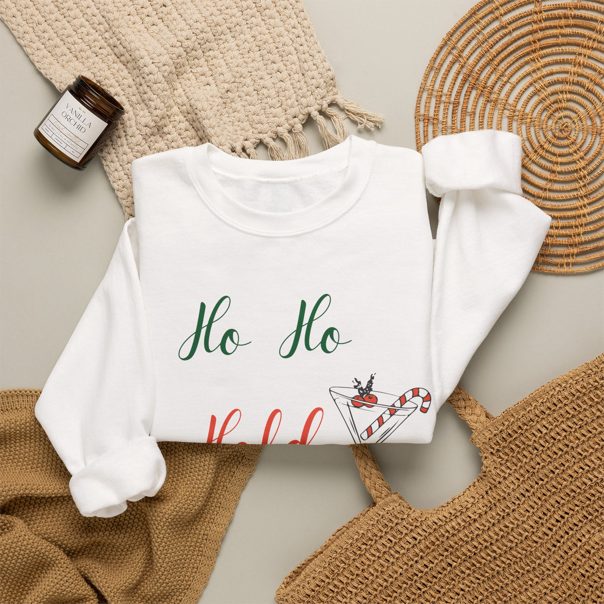 Ho Ho Hold My Drink Sweatshirt