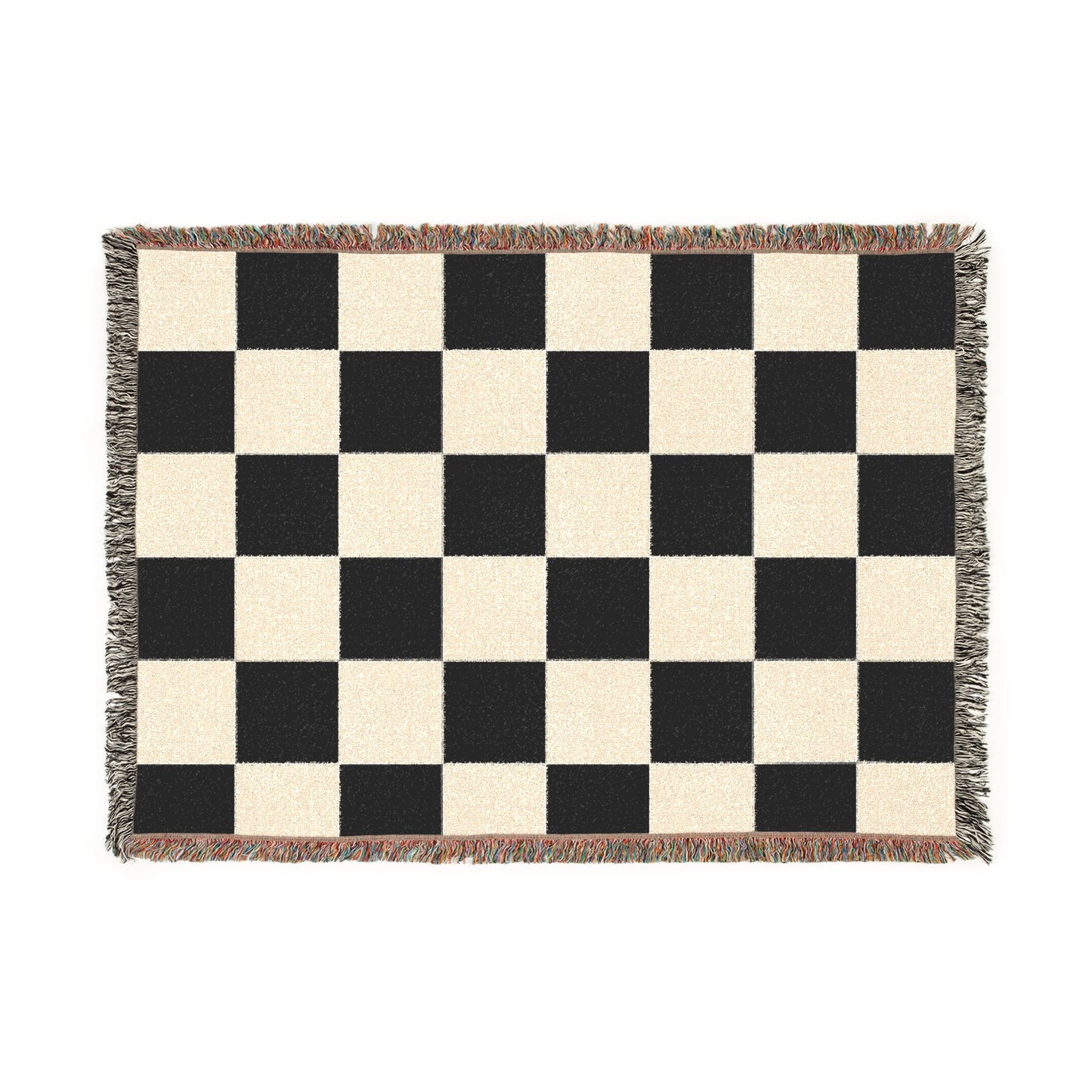 Checkered Woven Blanket