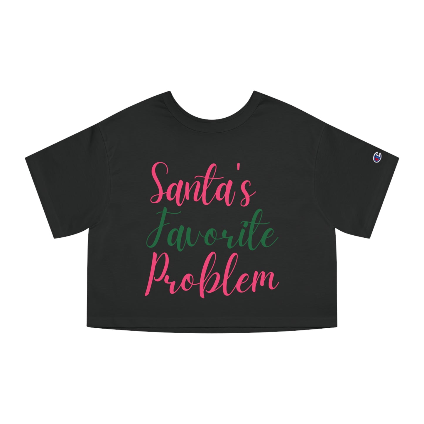 Santa's Favorite Problem Cropped Tee